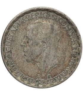 Szwecja 1 korona, 1947, srebro