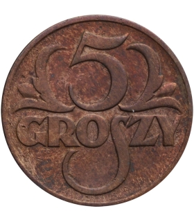 5 groszy 1936, stan 2+