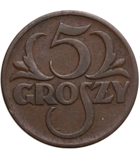 5 groszy 1936, stan 2+