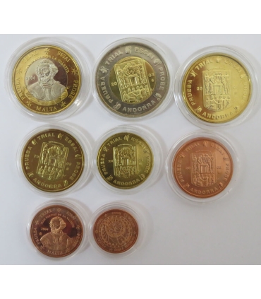 Austria zestaw 8 monet euro 2005 od 1 centa do 2 euro - blister