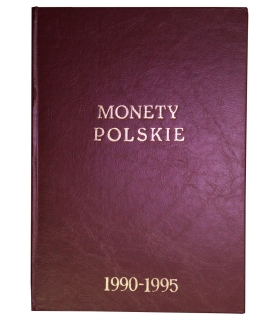Album używany na monety obiegowe po denominacji z lat 1990-1995