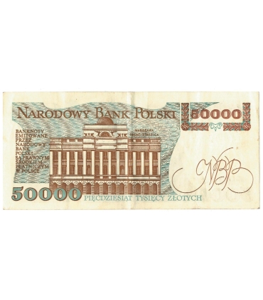 50000 zł Stanisław Staszic 1989, seria A stan 3
