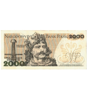 2000 zł Mieszko i Chrobry, 1979, seria BN, stan 3/3-