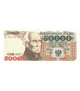 50000 zł Stanisław Staszic 1993, seria G stan 2
