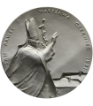 Medal Jan Paweł II, Warszawa czerwiec 1991, srebro Ag999, etui