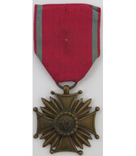 Brązowy Krzyż Zasługi II RP, wstążka