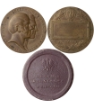 Medal 100-lecie Banku Polskiego 1928, Aumiller, brąz, etui