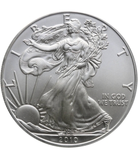 1 Dollar Liberty Orzeł 2010, 1 uncja srebro Ag 999 stan 1