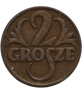 2 grosze 1928, stan 2+