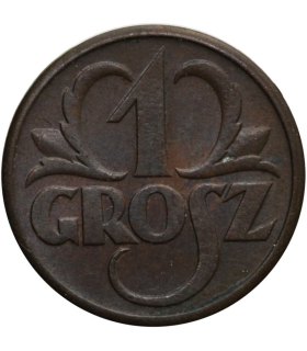 1 grosz 1938 BN st. 1-/2+