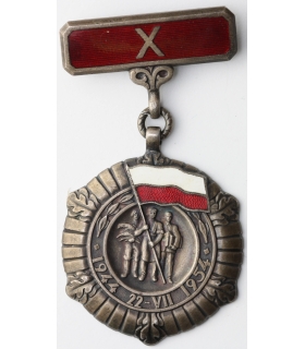 Odznaczenie, medal X LAT PRL 1944-1954