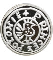 Replika denara Bolesława Chrobrego PRINCES POLONIE, srebro Ag999, 15,5g