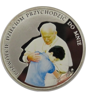 Jan Paweł II „Pozwólcie dzieciom przychodzić do Mnie”, Srebro Ag 500