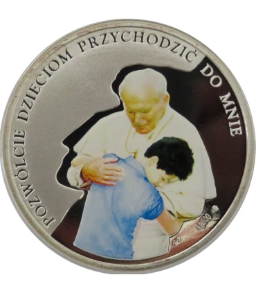 Jan Paweł II „Pozwólcie dzieciom przychodzić do Mnie”, Srebro Ag 500