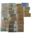 Zestaw 28 banknotów świata, głównie Rosja/ZSRR i inne kraje
