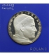 Medal Jan Paweł II, Warszawa czerwiec 1991, srebro Ag999, etui