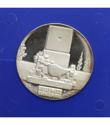 Medal Jan Paweł II, Warszawa czerwiec 1991, srebro Ag999, etui