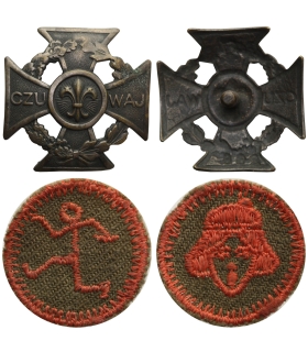 Polska - STARY KRZYŻ HARCERSKI - CZUWAJ - CDH 1946/7