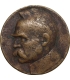 Medal Dziesięciolecia Odzyskanej Niepodległości, 1918-1928, Piłsudski, oryginał, sygnowany TB