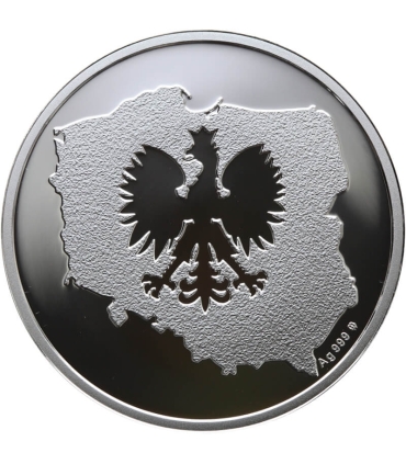 Medal Jan Paweł II, 10. rocznica beatyfikacji, 2011, Ag 999