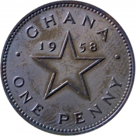 Ghana 1 pens, 1958